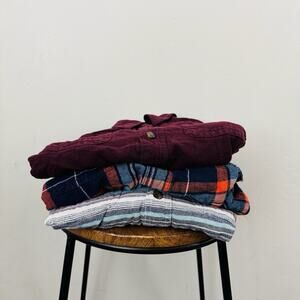 Roebuck & Co Long Sleeve Button Up Shirt Bundle Of 3 Men’s Size S